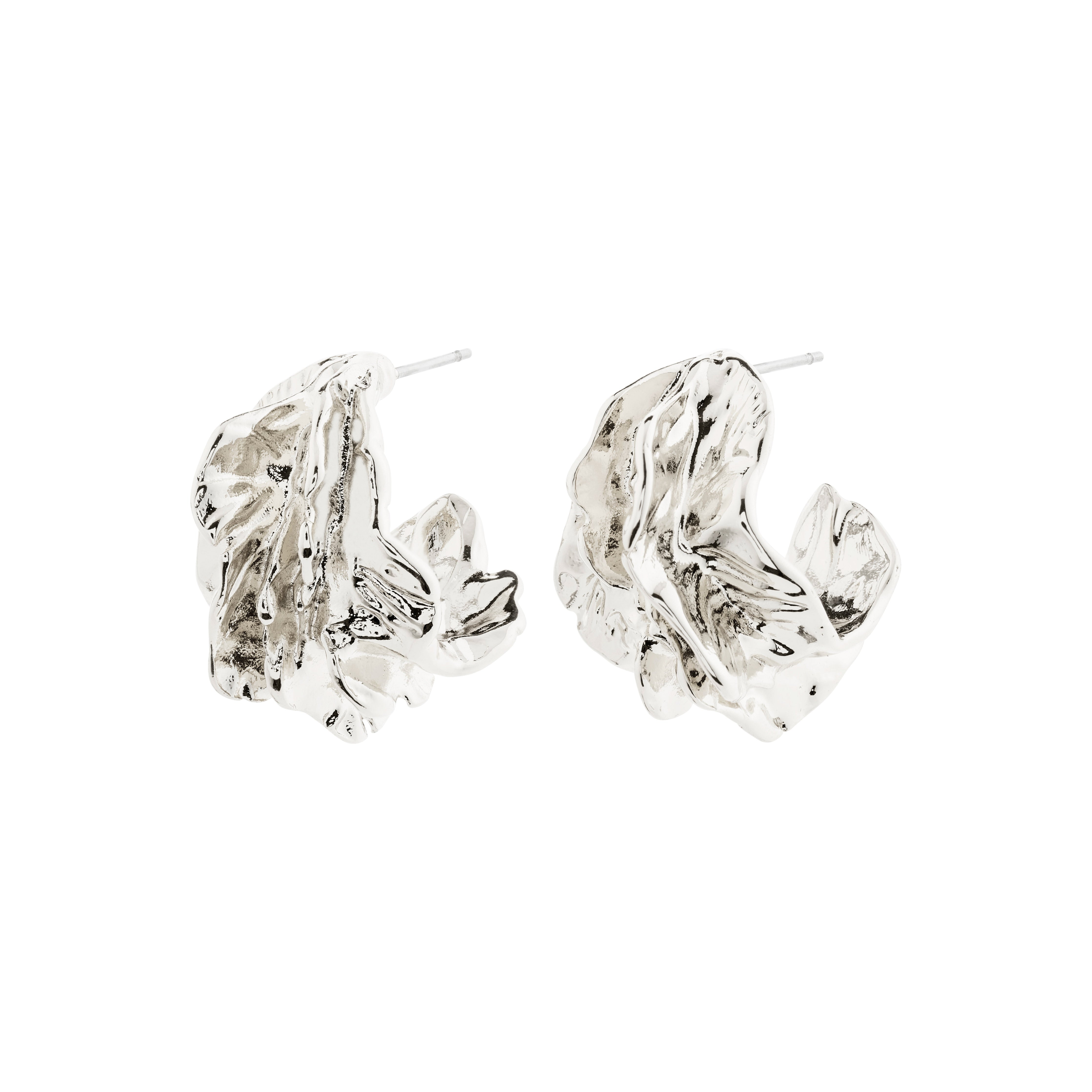 Beaten Ear Cuffs in Sterling Silver