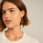 THANKFUL long chain earrings gold-plated