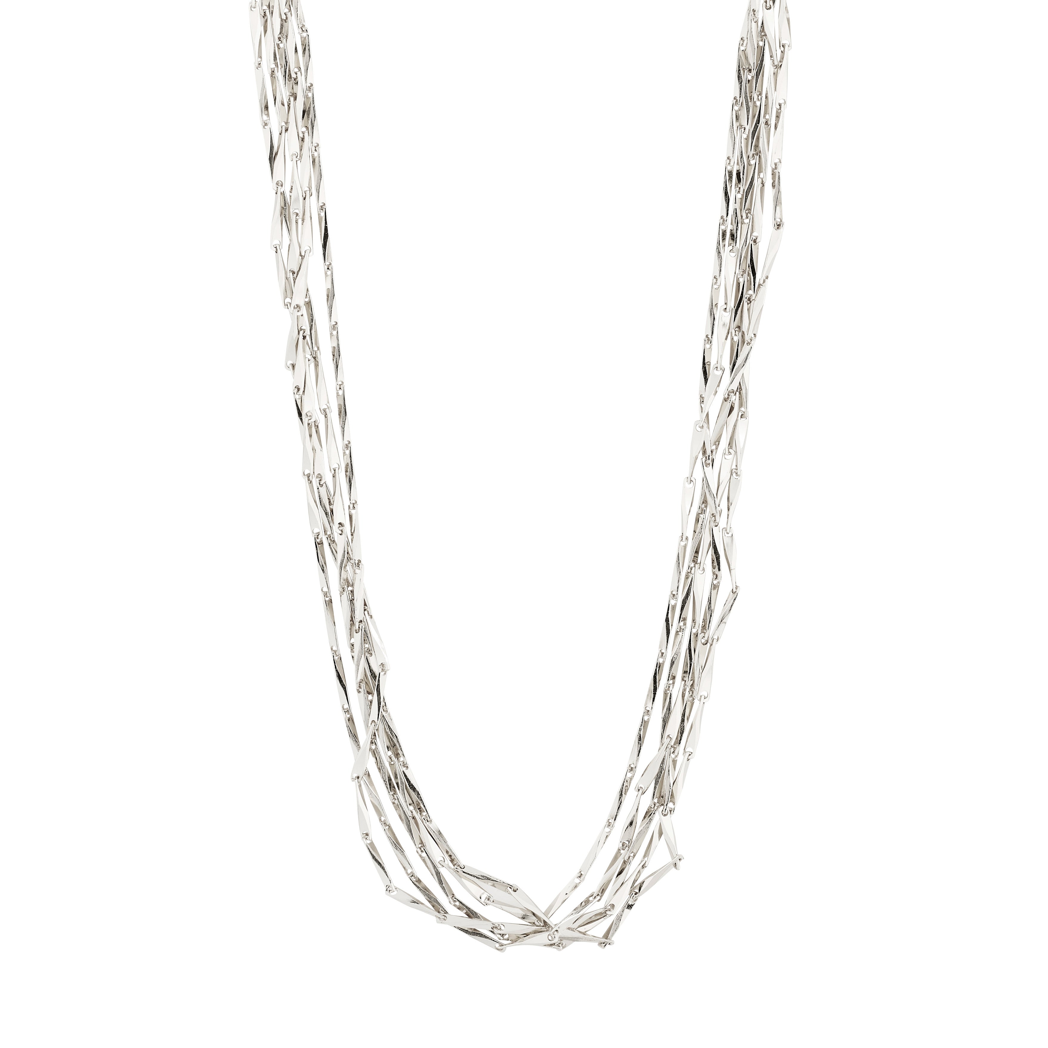 CONNECT necklace silver plated