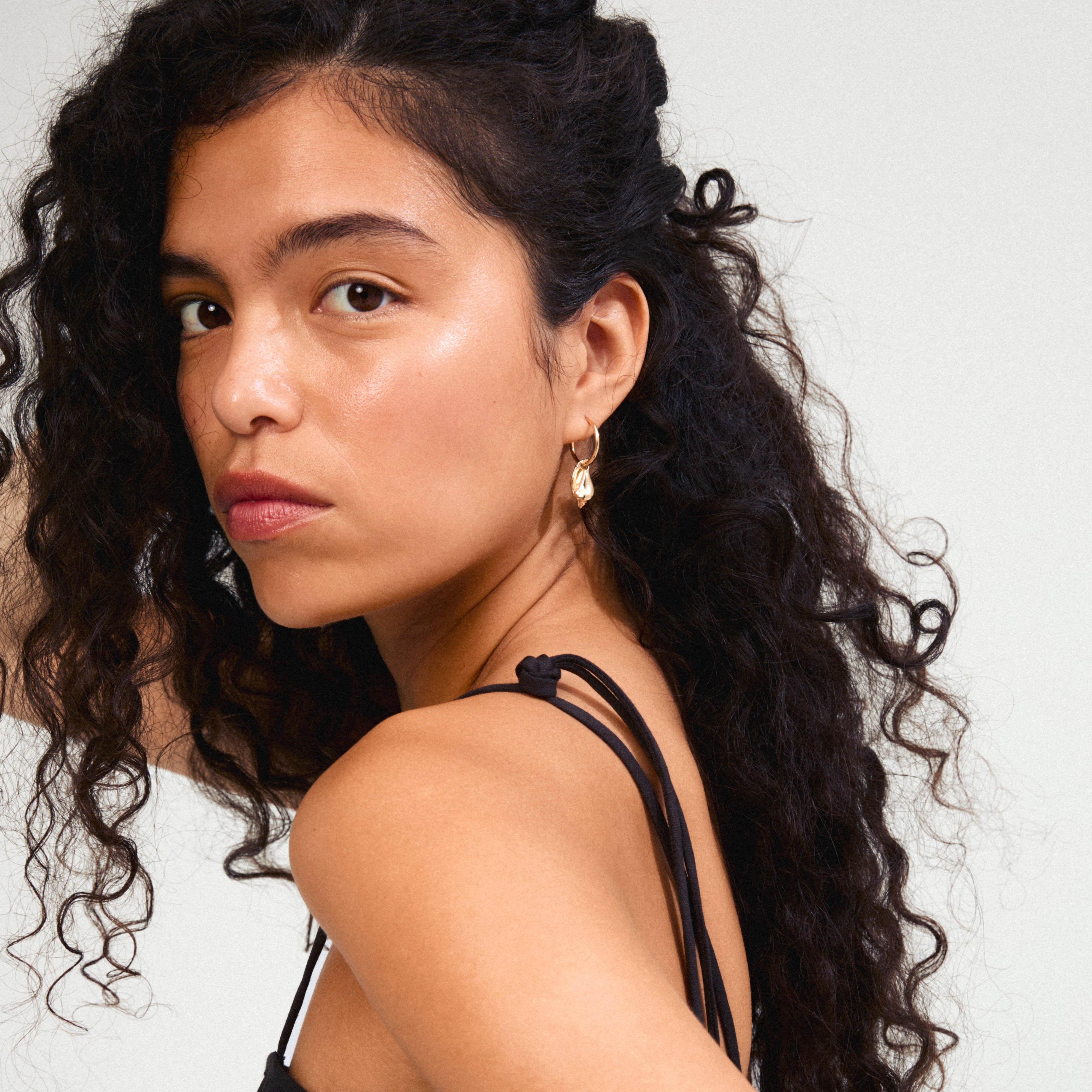 BREEZE Hoops vergoldet