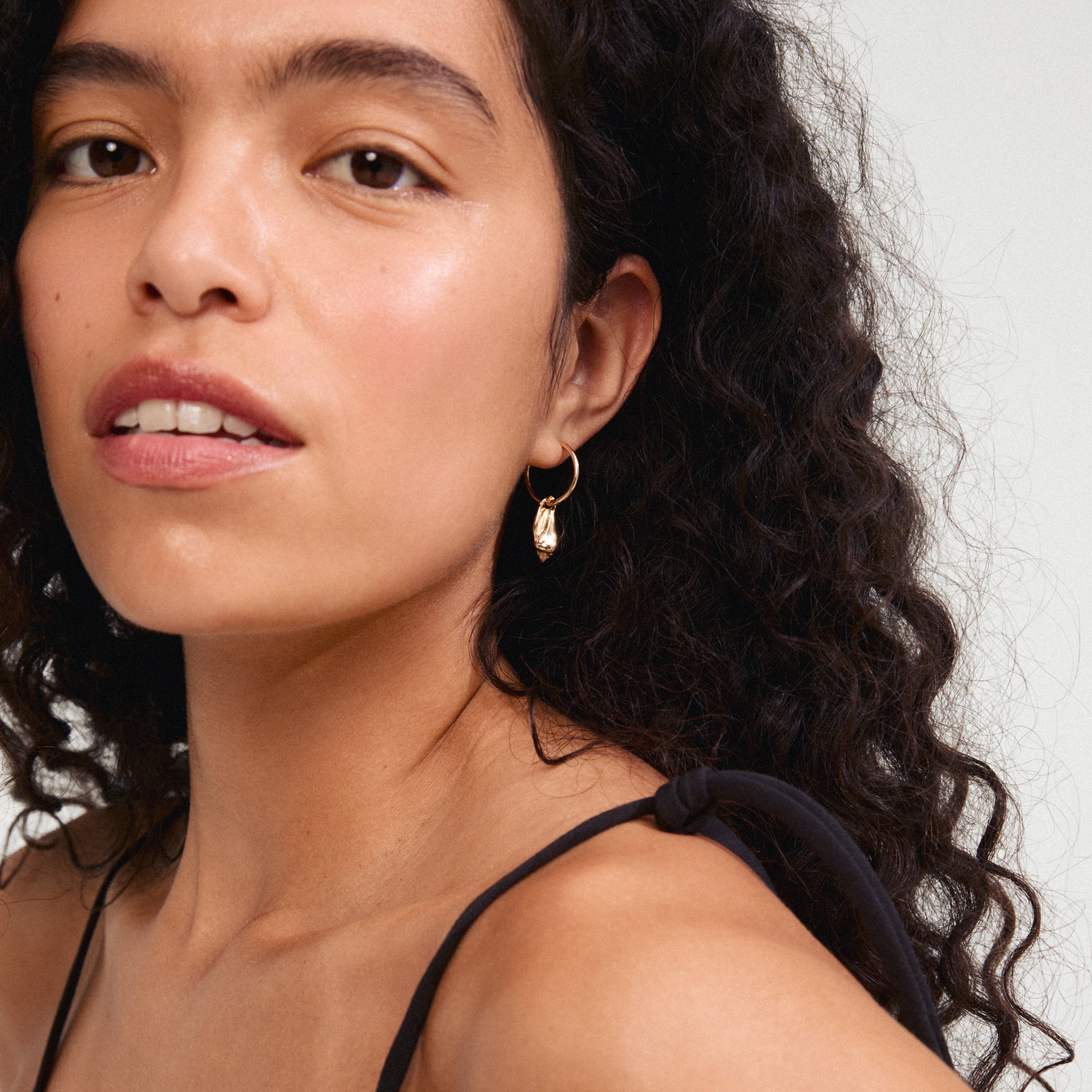 BREEZE Hoops vergoldet