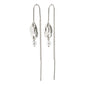 EMILIE chain earrings silver-plated