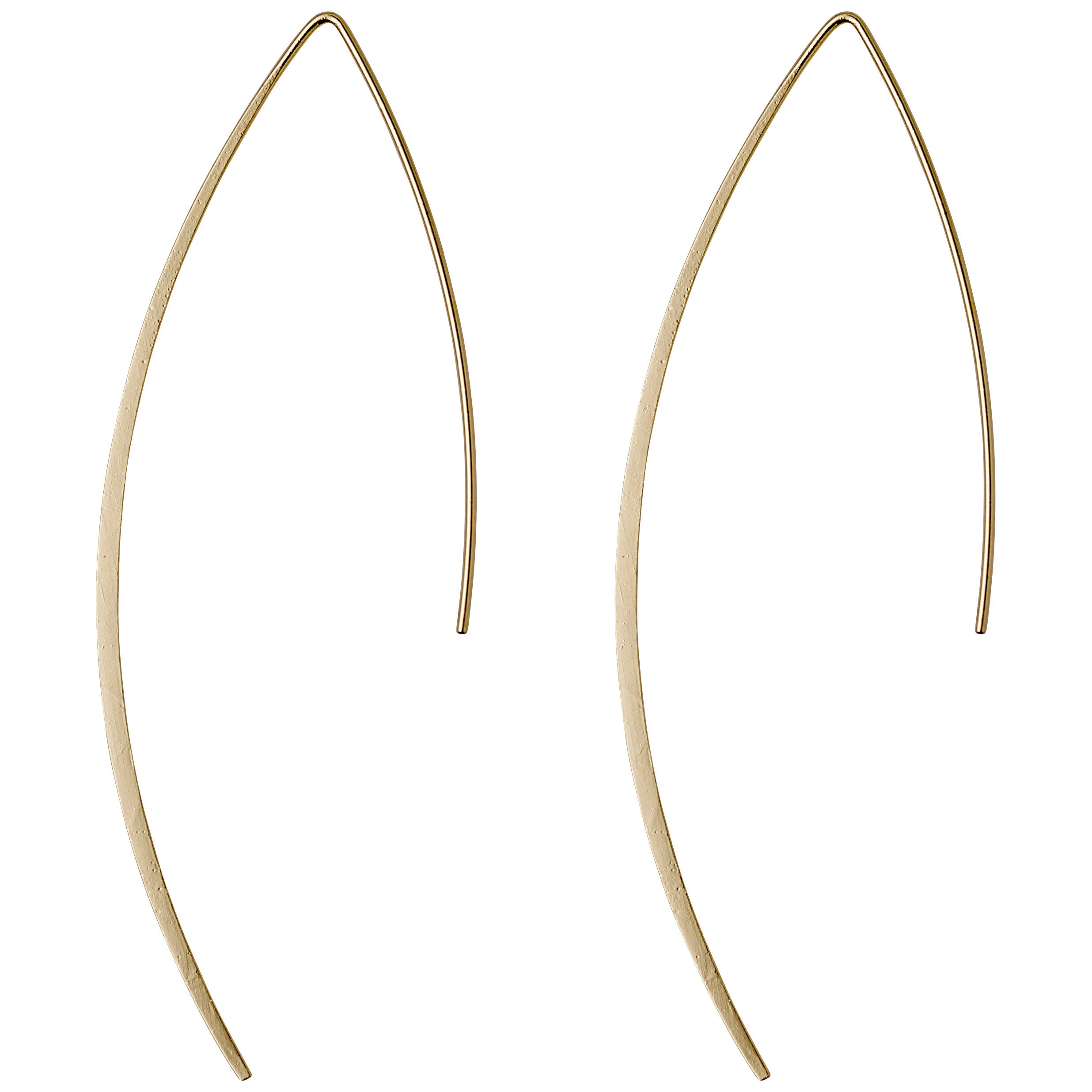 GRACE earrings, gold-plated, with a sculptural, open design, combining elegance and contemporary style, inspired by classic hoops. Perfect for trendsetters seeking unique, refined pieces.