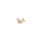 OLYMPIA recycled single earring gold-plated