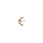 MELINA recycled single earring gold-plated