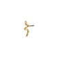 PRISKILLA recycled single earring gold-plated
