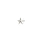 NYX recycled single earring silver-plated