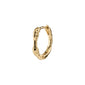 KYRA recycled single earring gold-plated