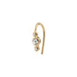 KRISTINE recycled single earring gold-plated