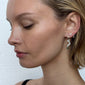 KYRA recycled single earring silver-plated