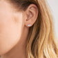 ARES recycled single earring silver-plated