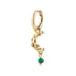 THERA recycled single earring gold-plated