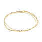DAPNE ankle chains 2-in-1 set gold-plated