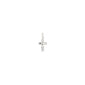CHARM recycled cross pendant silver-plated