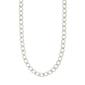 CHARM recycled curb necklace silver-plated