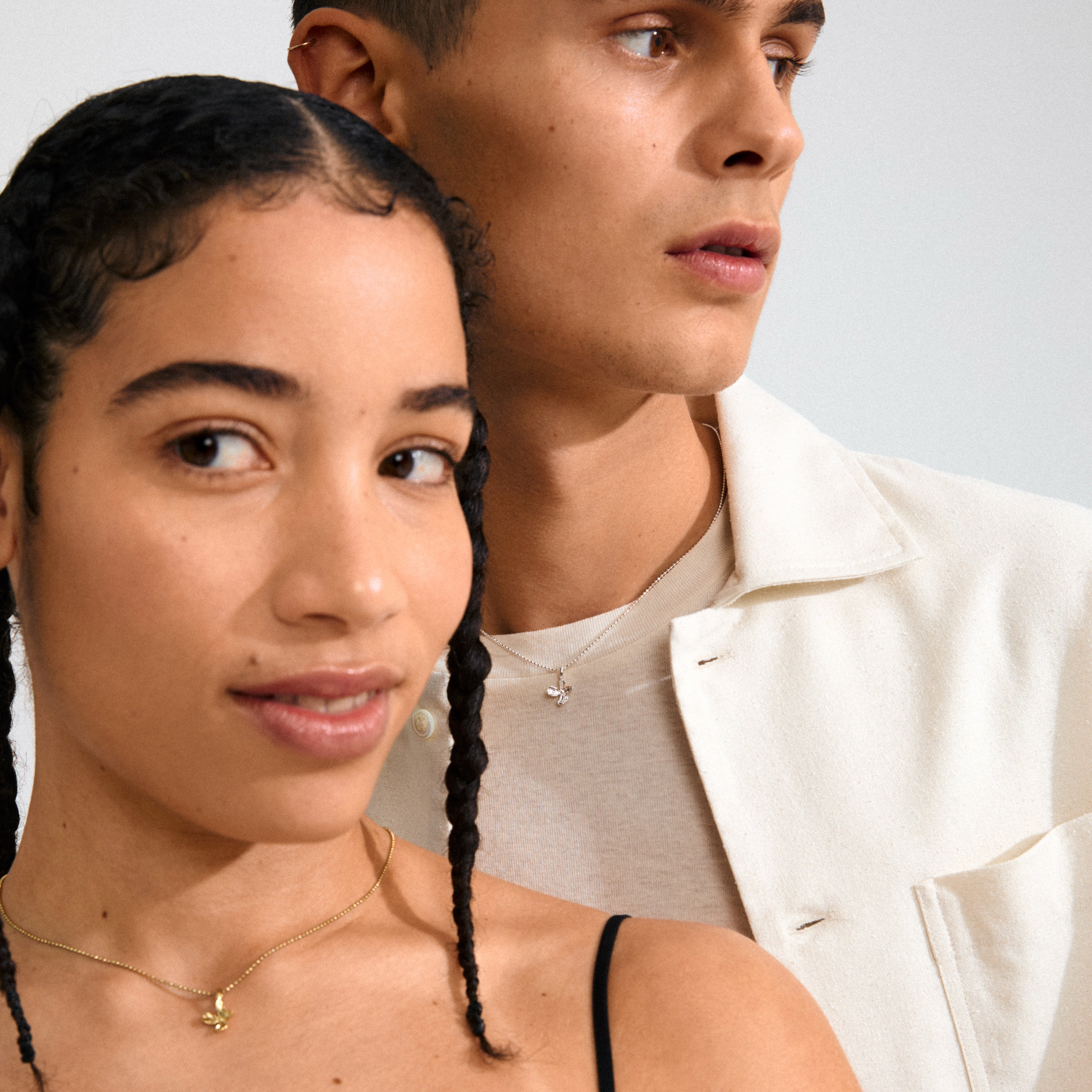 Gold-plated mini flower pendant charm, perfect for bracelets, necklaces, or hoops. Made from 99% recycled material, combining nature-inspired style with eco-friendly fashion.