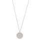 ARIES Zodiac Sign Coin Necklace, silver-plated