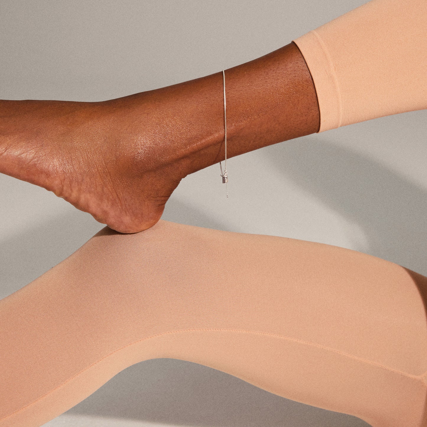 PALLAS återvunnen anklet silverpläterad