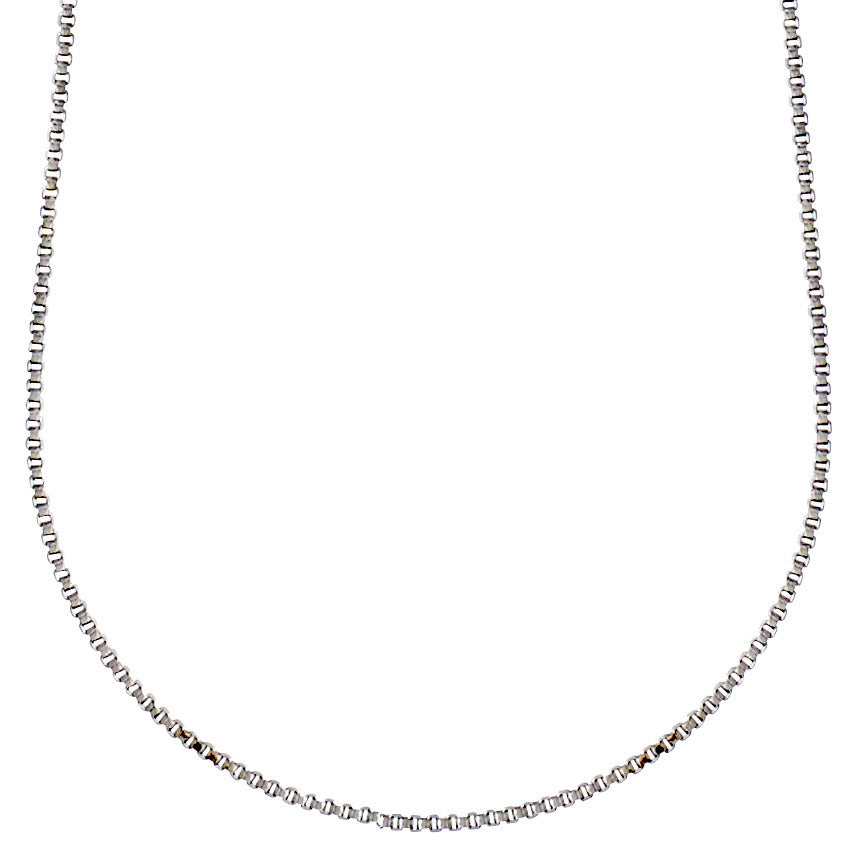 NANCY necklace, 60 cm silver-plated chain by Pilgrim, perfect for layering or adding a pendant, embodying timeless Scandinavian design and versatile elegance.