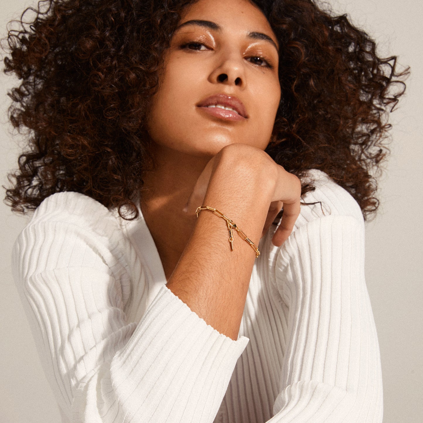 RONJA recycled bracelet gold-plated