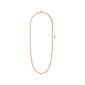 JOANNA recycled flat snake chain necklace rosegold-plated