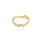 LULU recycled stack ring gold-plated
