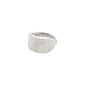 JEMMA square signet ring silver-plated