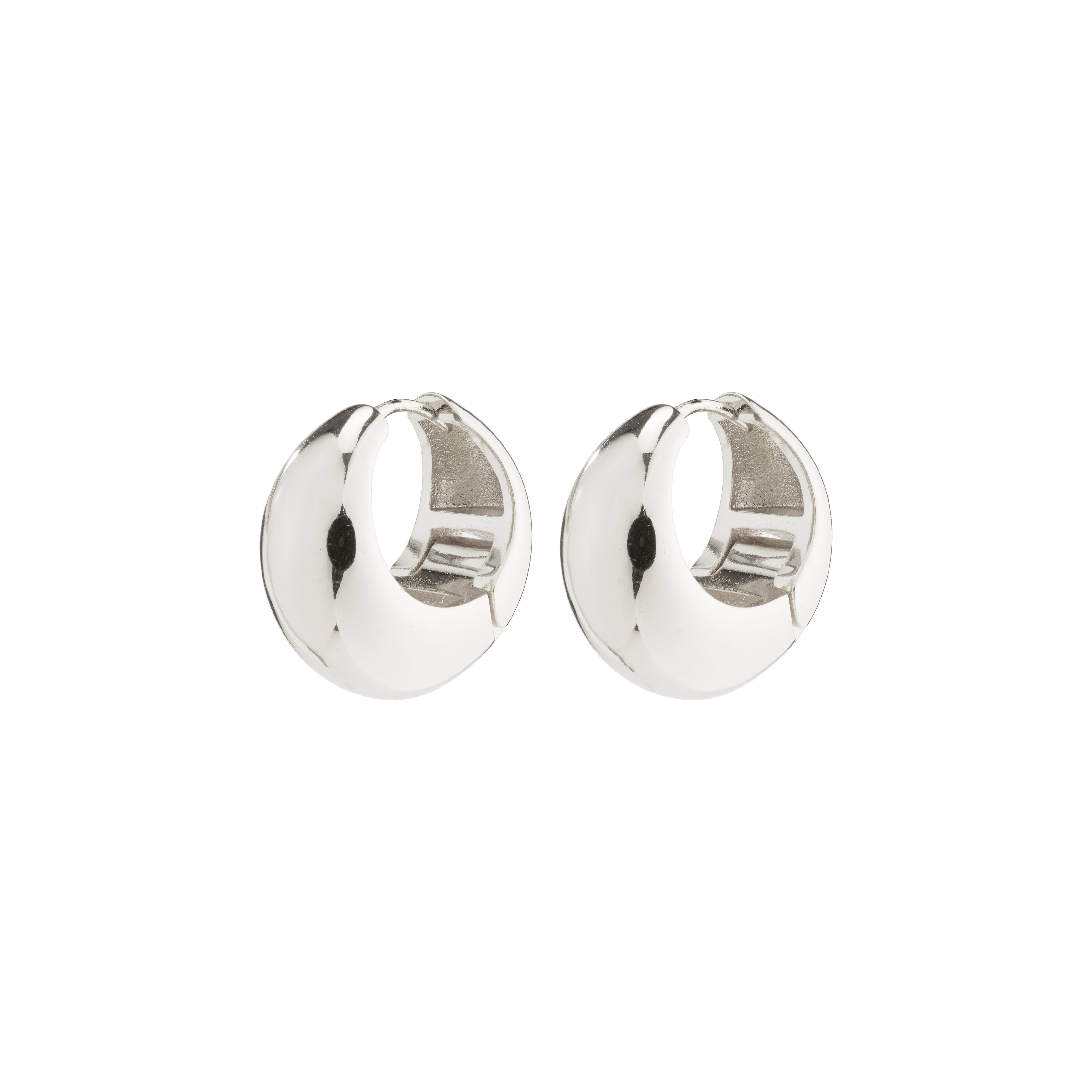 IOANNA chunky hoops silver-plated – Pilgrim - Main Image