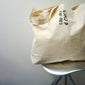 Fashion canvas tote-bag m/ XOXO logo, beige