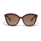 MARLENE resirkulerte katteøyne-solbriller brun