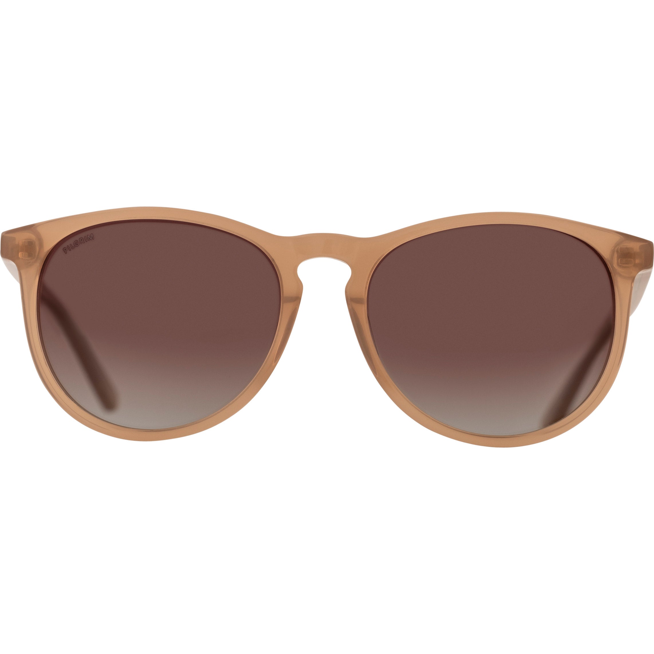 SAHARA sunglasses rose featuring sleek, minimalist design with slender frames, perfect for any occasion. Made of recycled acetate, offering UVA/UVB protection.