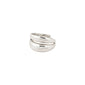 RECONNECT chunky statement ring silver-plated