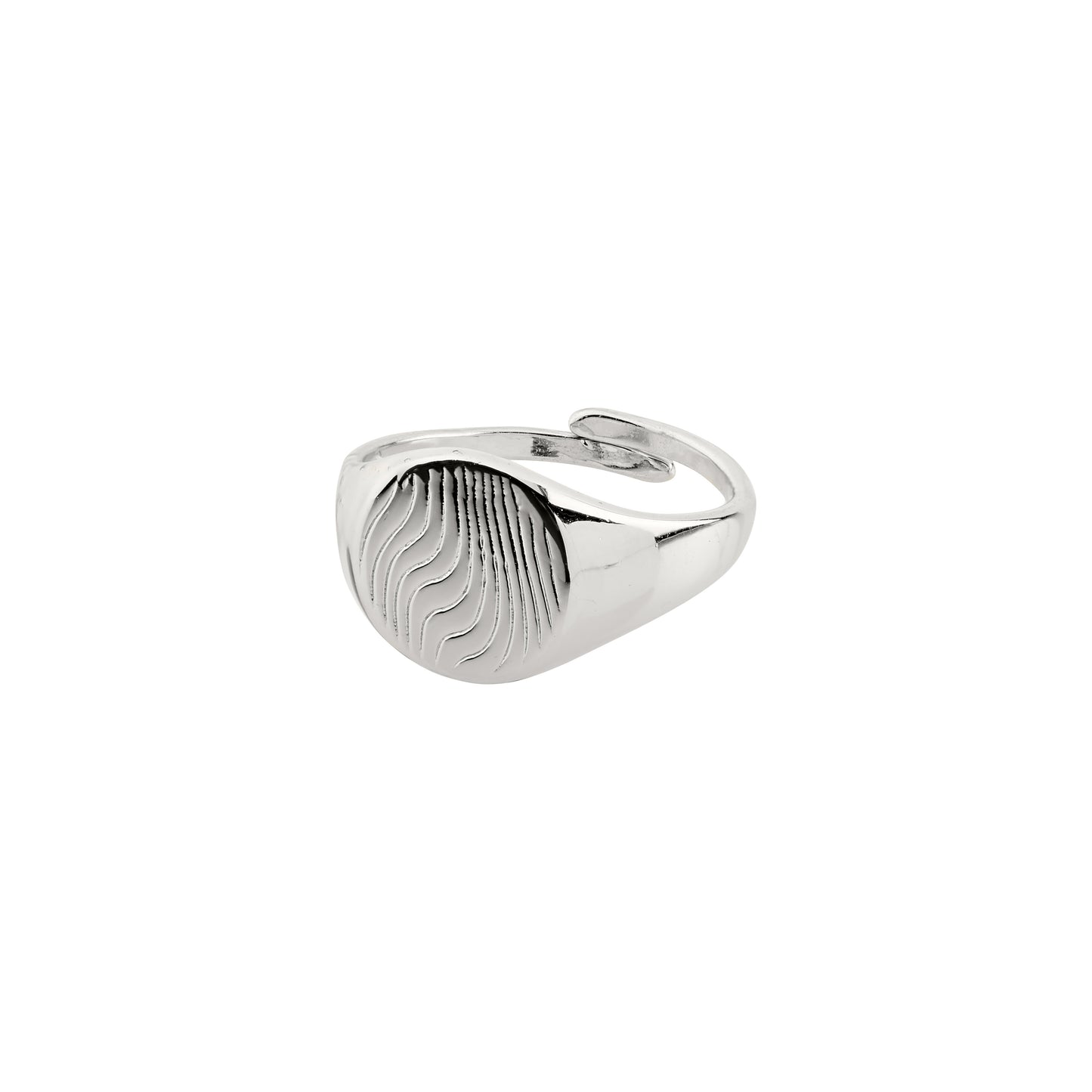 LOVE signet ring silver-plated