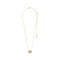PULSE recycled pendant necklace gold-plated