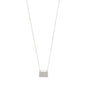PULSE recycled pendant necklace silver-plated