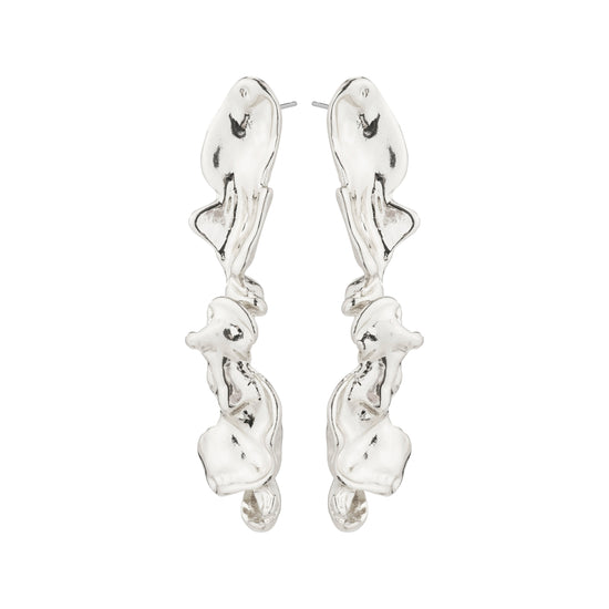PULSE recycled earrings silver-plated