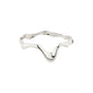 MOON recycled bangle silver-plated