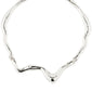 MOON recycled necklace silver-plated