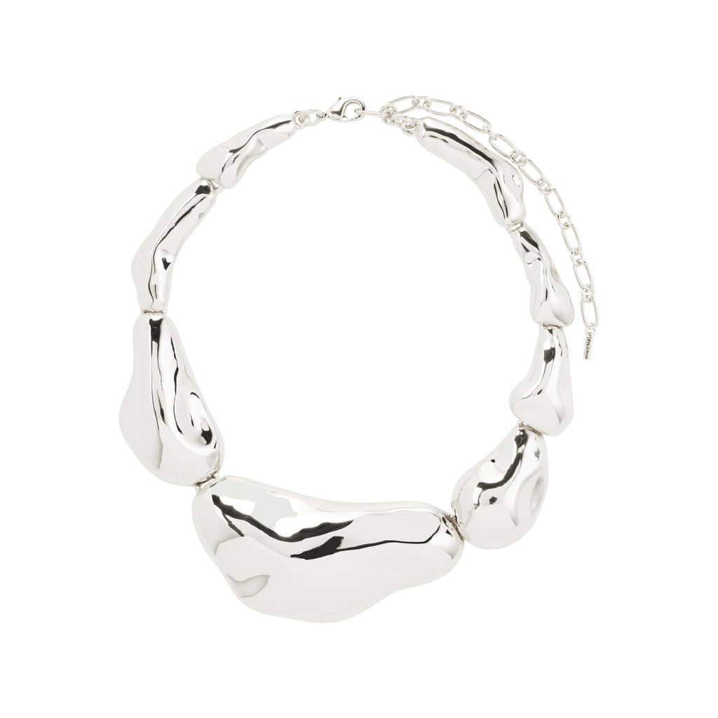 FREE statement necklace silver-plated