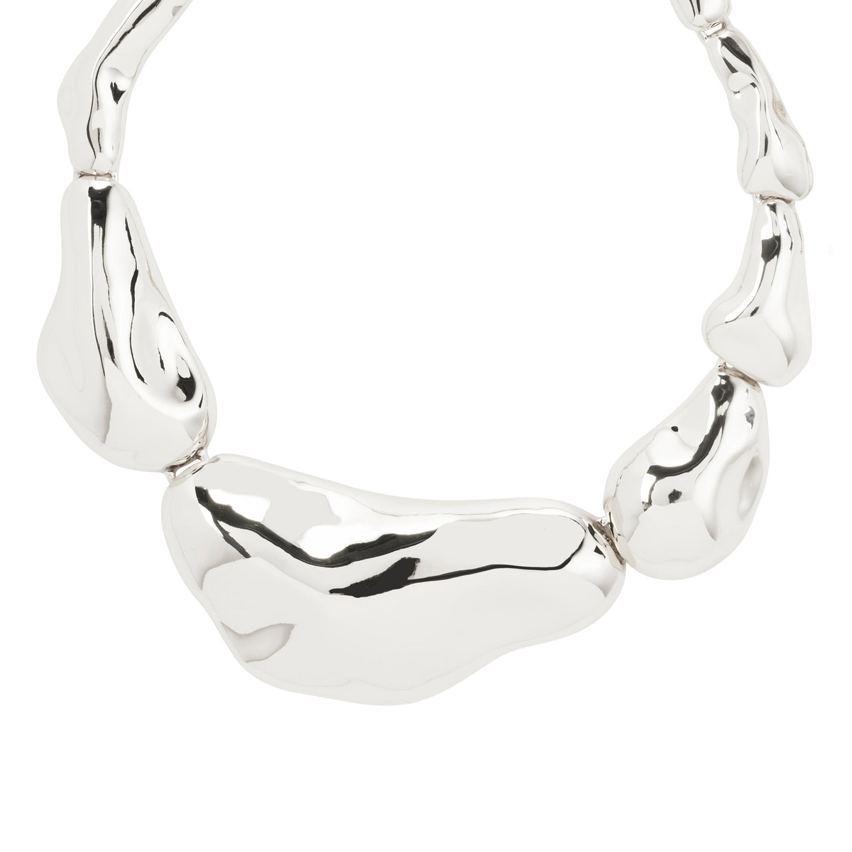FREE statement necklace silver-plated