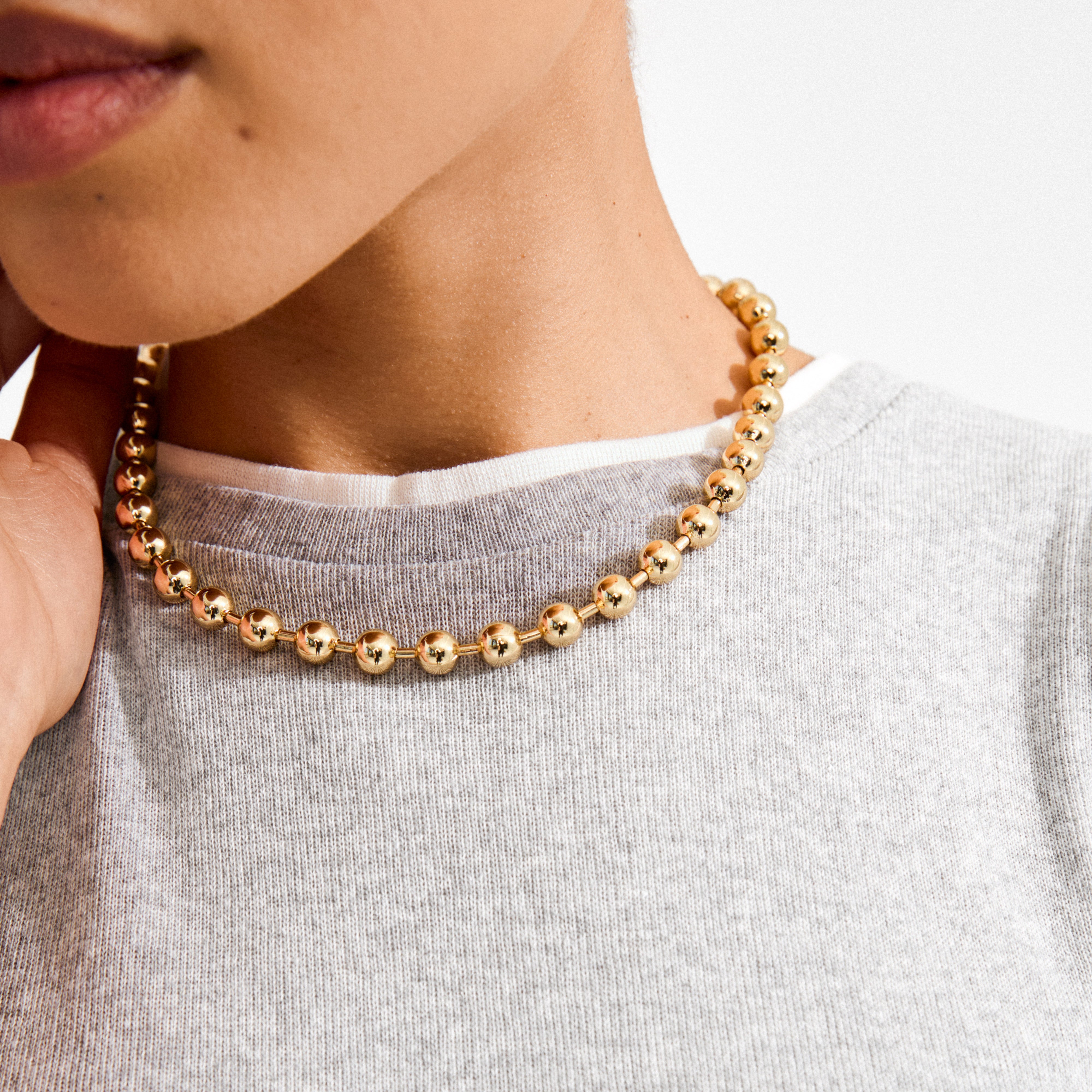 AIR Halskette vergoldet