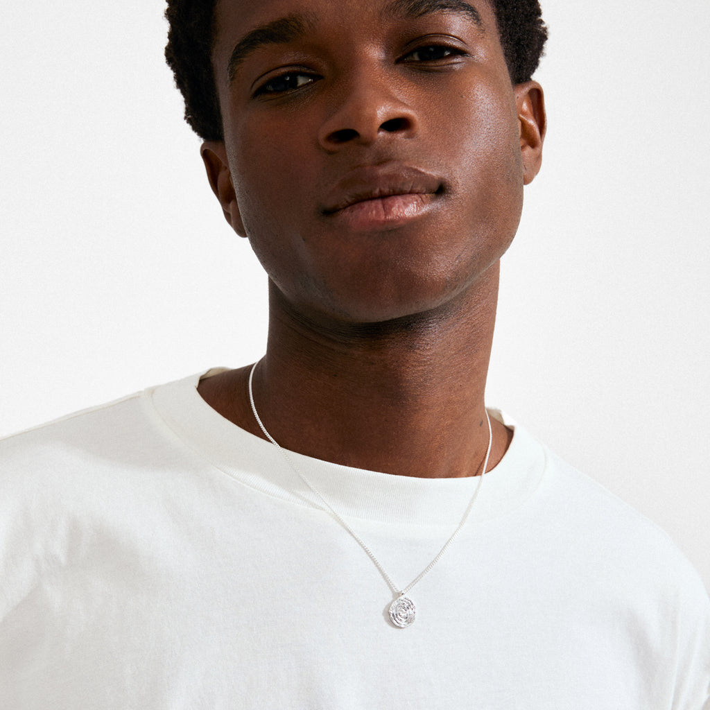 AIR necklace silver-plated