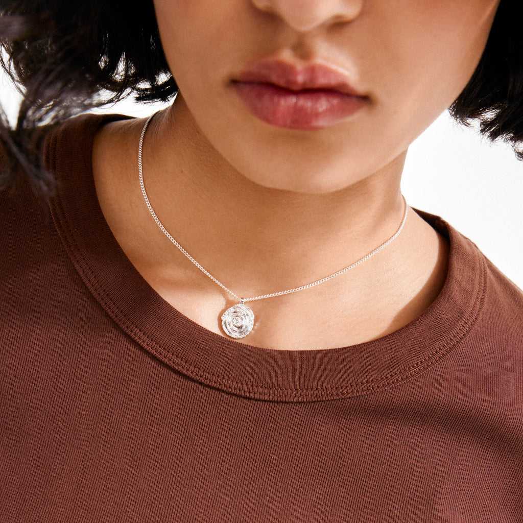 AIR necklace silver-plated