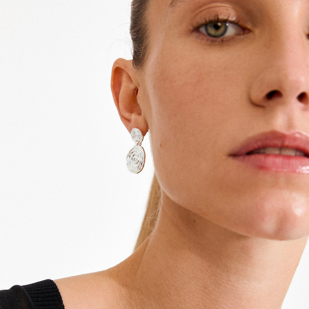 AIR earrings silver-plated