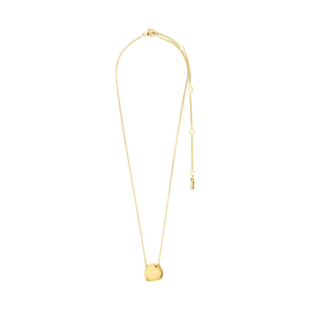 PRESENCE coin necklace gold-plated