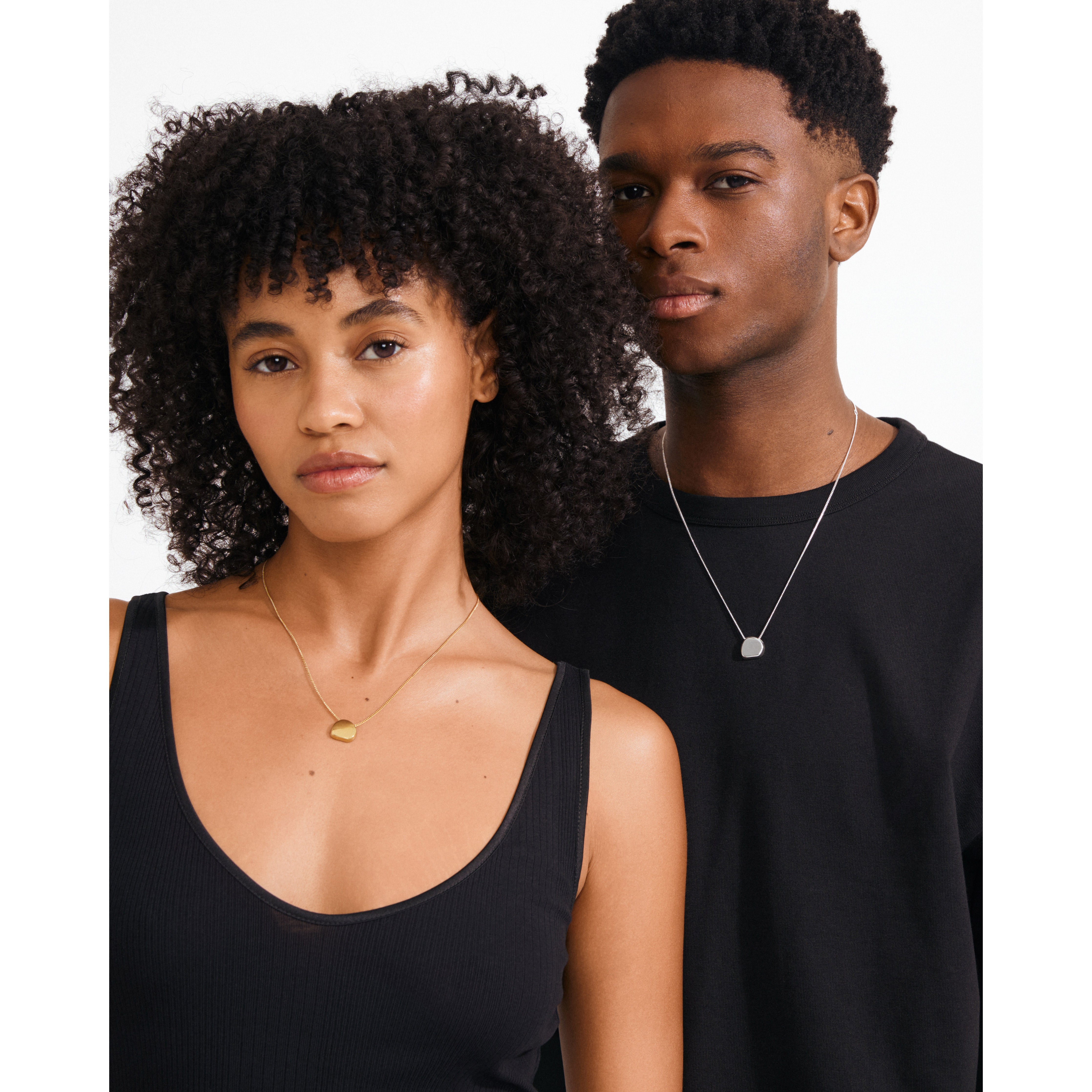PRESENCE coin necklace gold-plated