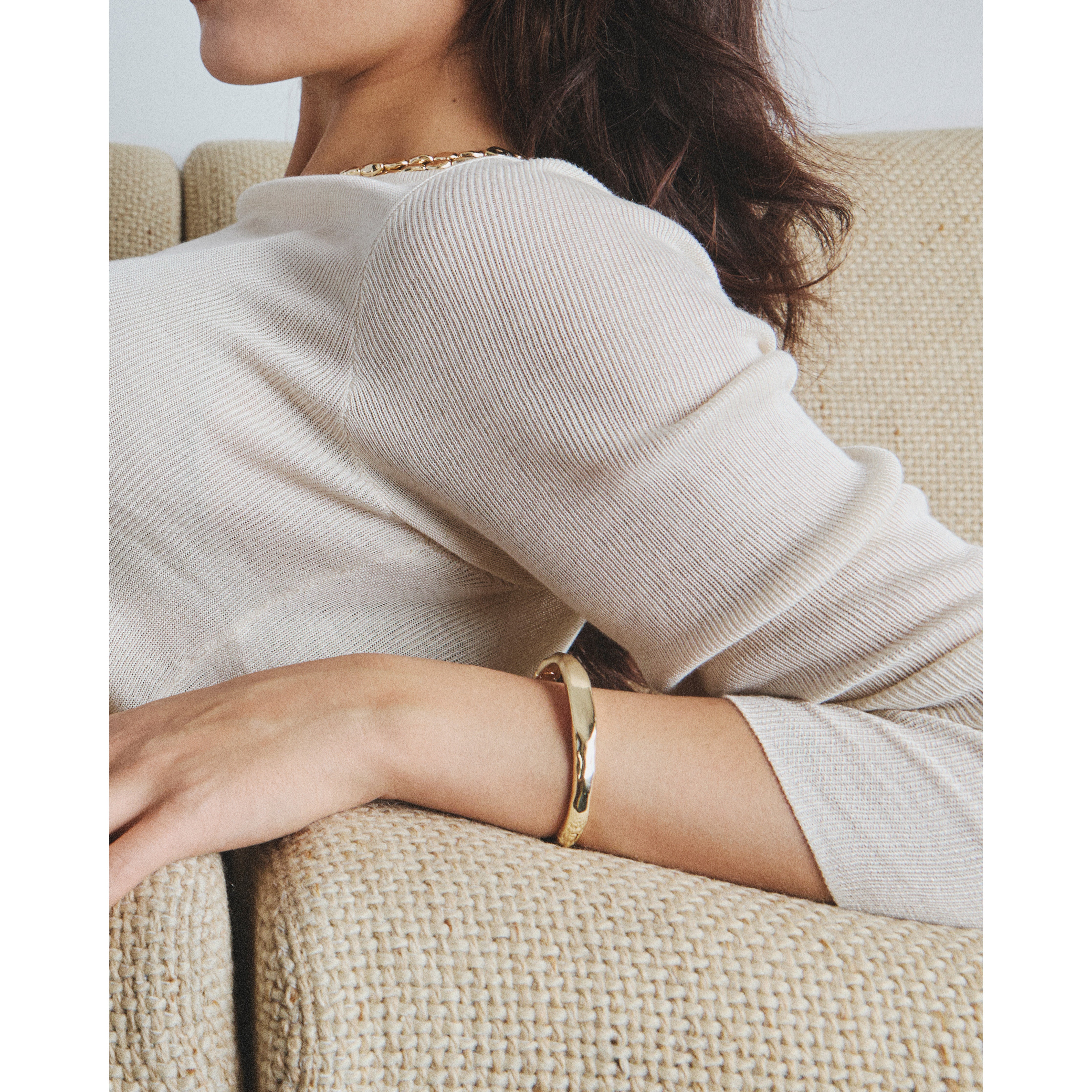 PRESENCE bracelet gold-plated