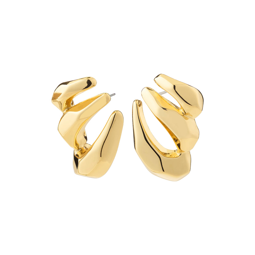 PRESENCE earrings gold-plated