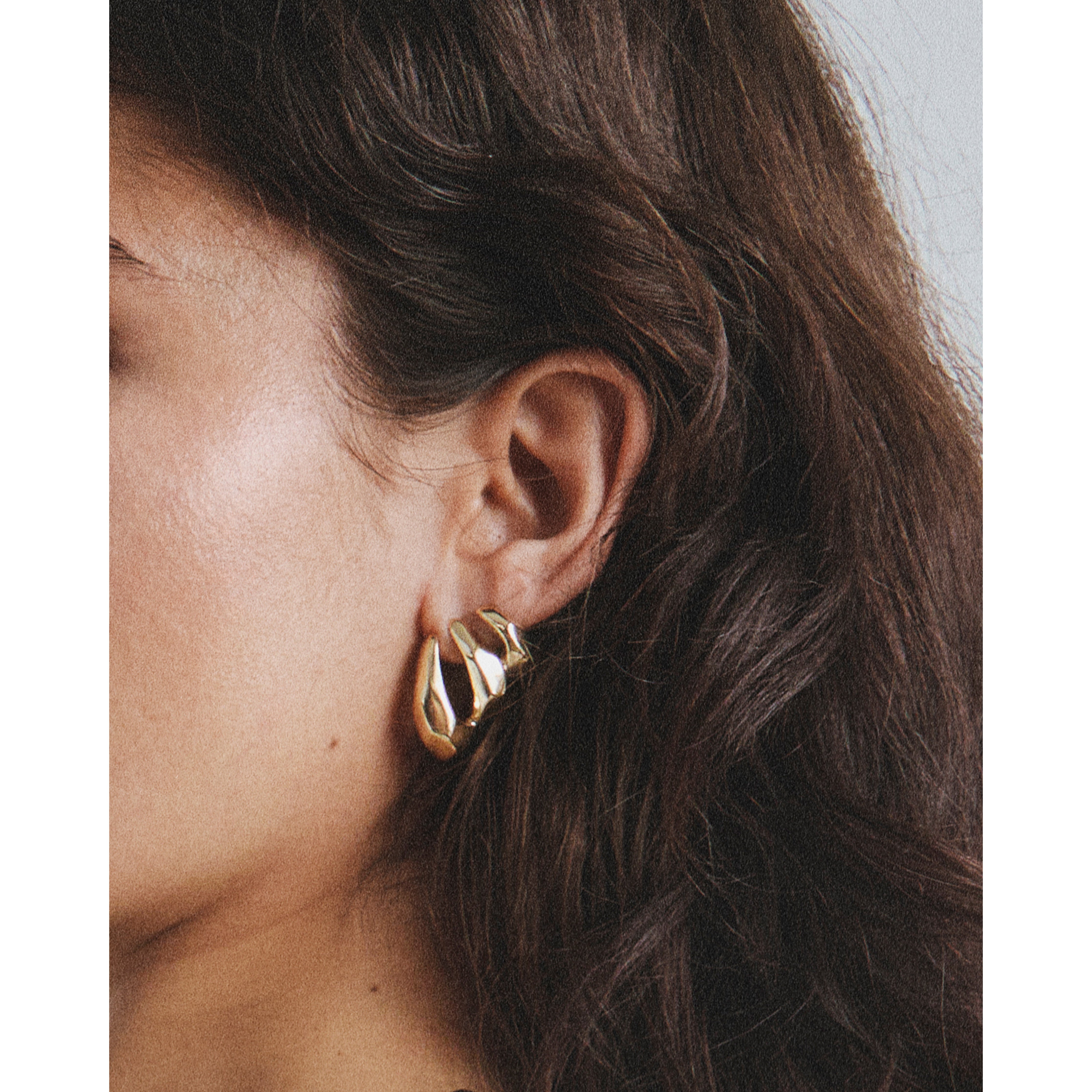 PRESENCE earrings gold-plated