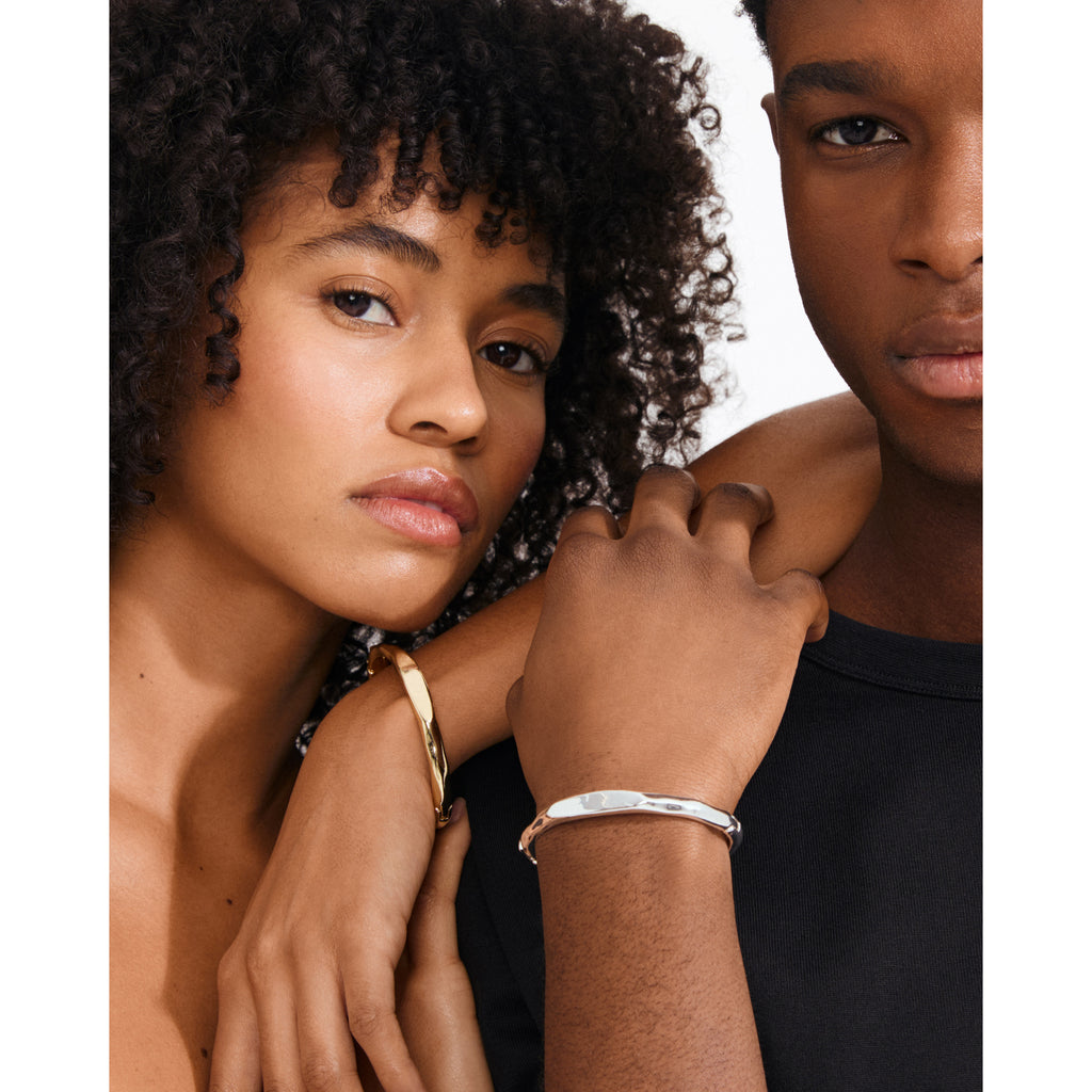 PRESENCE armband silverpläterade